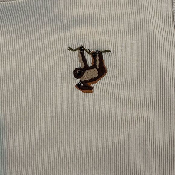 Wild Fable tan tee with sloth designnever worn (S) - Picture 3 of 4